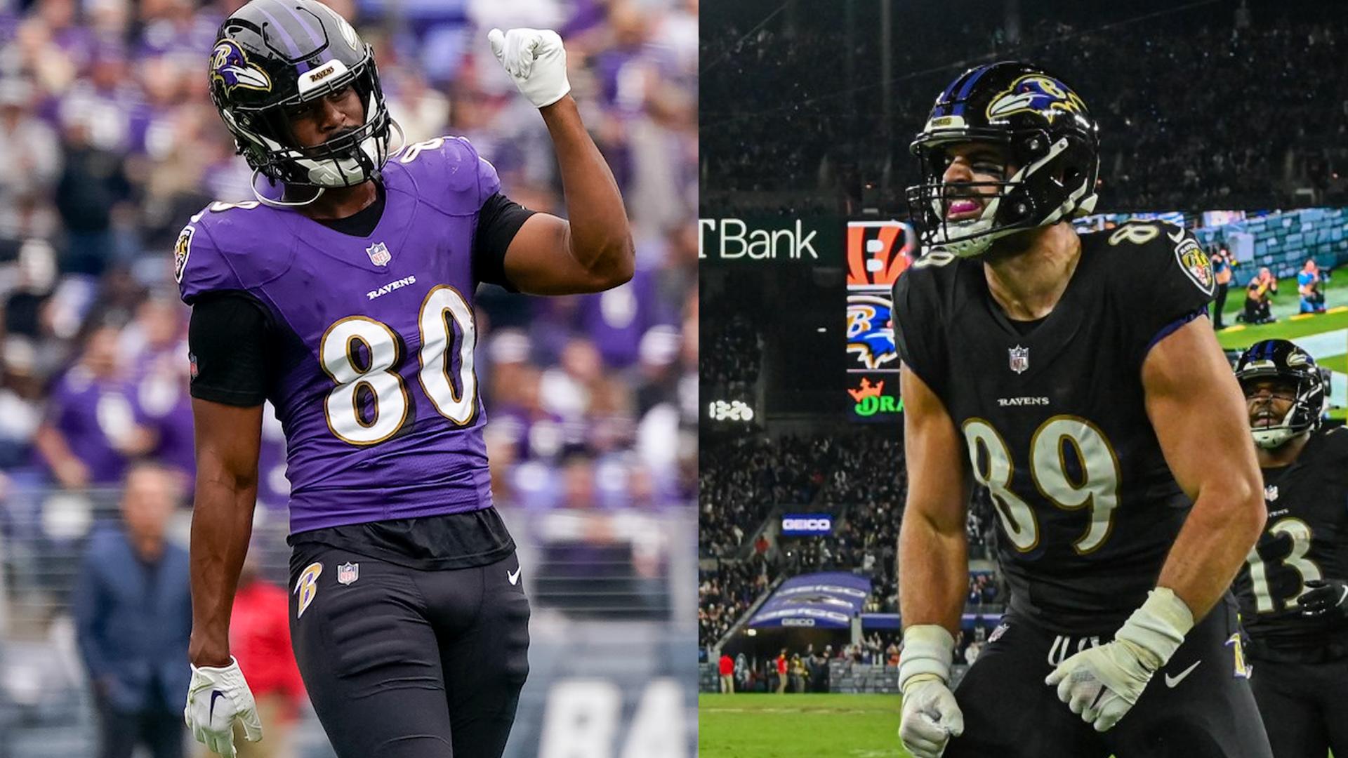 Isaiah Likely (80) has stepped in for Andrews well so far.
